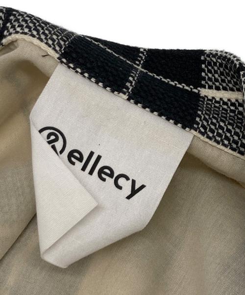 &ellecy（アンドエルシー）&ellecy (アンドエルシー) チェックベスト アイボリー×ブラック サイズ:sizeMの古着・服飾アイテム