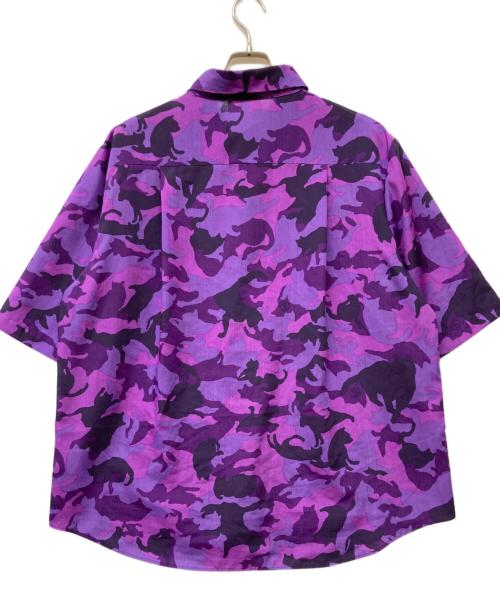 &ellecy（アンドエルシー）&ellecy (アンドエルシー) カモフラシャツ パープル サイズ:SIZEMの古着・服飾アイテム