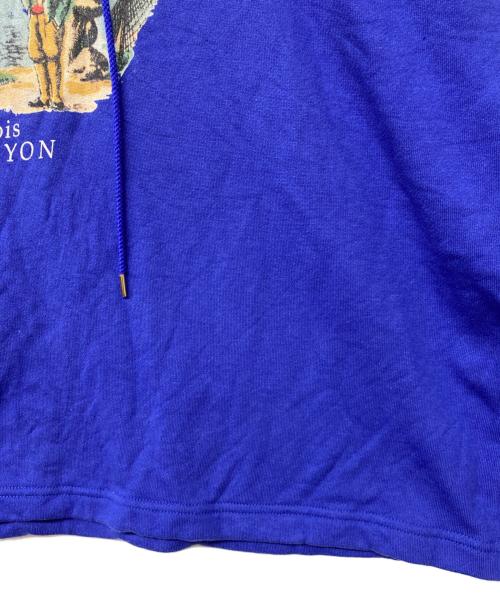 Lois CRAYON（ロイスクレヨン）Lois CRAYON (ロイスクレヨン) 風景画プリントプルオーバーパーカー ブルー サイズ:SIZE Mの古着・服飾アイテム
