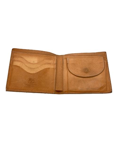IL BISONTE（イル ビゾンテ）IL BISONTE (イル ビゾンテ) パイソン2つ折り財布 ブラウンの古着・服飾アイテム