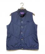 THE NORTHFACE PURPLELABELザ・ノースフェイス パープルレーベル）の古着「NYLON TAFFETA INSULATED VEST(ナイロン タフタ インサレーテッド ベスト)」｜ネイビー