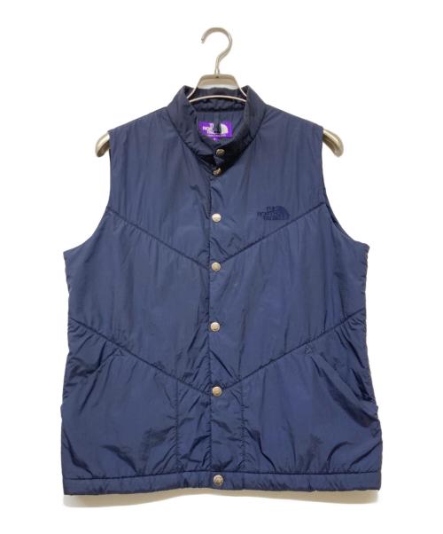 THE NORTHFACE PURPLELABEL（ザ・ノースフェイス パープルレーベル）THE NORTHFACE PURPLELABEL (ザ・ノースフェイス パープルレーベル) NYLON TAFFETA INSULATED VEST(ナイロン タフタ インサレーテッド ベスト) ネイビー サイズ:sizeSの古着・服飾アイテム