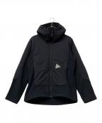and wanderアンドワンダー）の古着「Top Fleece Jacket/トップフリースジャケット」｜ブラック