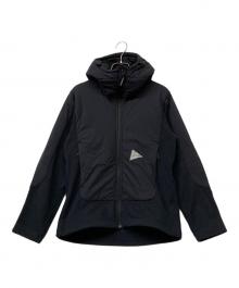 and wander（アンドワンダー）の古着「Top Fleece Jacket/トップフリースジャケット」｜ブラック