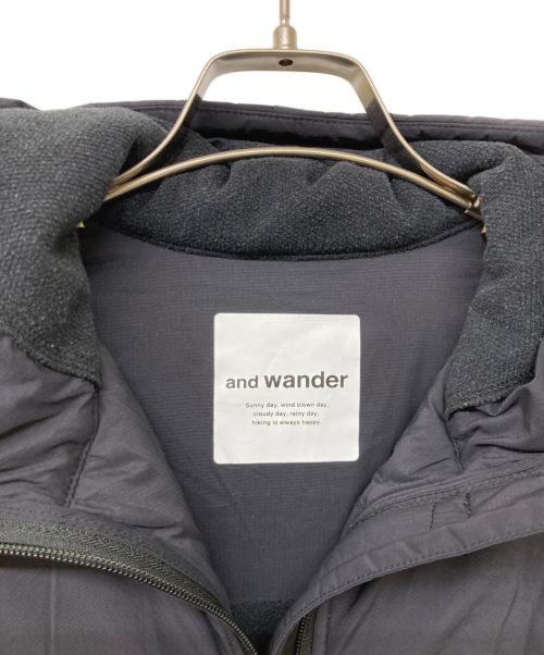 and wander（アンドワンダー）and wander (アンドワンダー) Top Fleece Jacket/トップフリースジャケット ブラック サイズ:00の古着・服飾アイテム