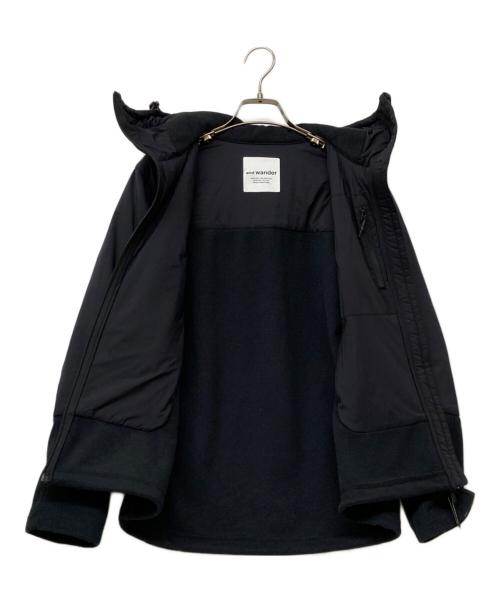 and wander（アンドワンダー）and wander (アンドワンダー) Top Fleece Jacket/トップフリースジャケット ブラック サイズ:00の古着・服飾アイテム