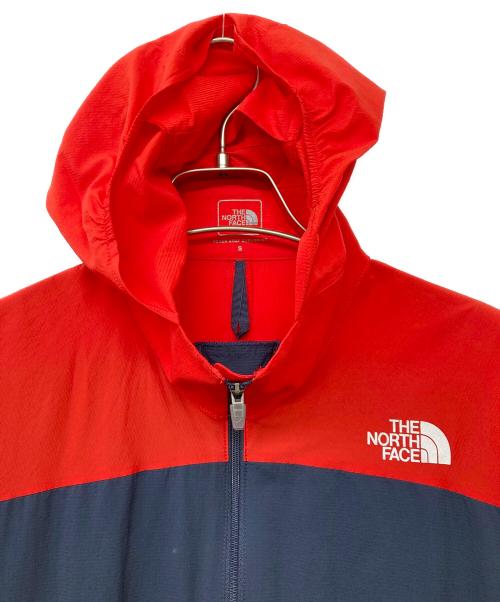 THE NORTH FACE（ザ ノース フェイス）THE NORTH FACE (ザ ノース フェイス) スワローテイルベントフーディー レッド×ネイビー サイズ:sizeSの古着・服飾アイテム