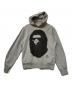 A BATHING APE（アベイシングエイプ）の古着「プリントプルオーバーパーカー」｜グレー
