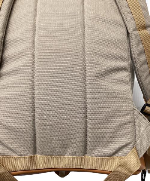 mont-bell（モンベル）mont-bell (モンベル) キャンバスレザー切替リュック ベージュ×ブラウンの古着・服飾アイテム