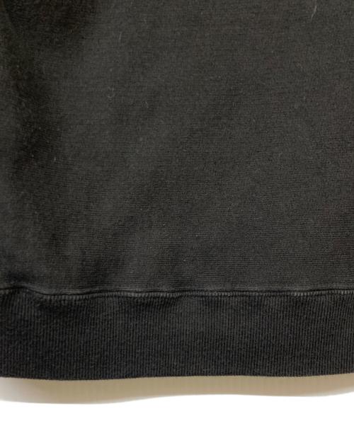 ATON（エイトン）ATON (エイトン) SUVIN GARMENT DYE CREWNECK PULLOVER ブラック サイズ:Ｍの古着・服飾アイテム