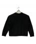 ATON (エイトン) SUVIN GARMENT DYE CREWNECK PULLOVER ブラック サイズ:Ｍ：5000円