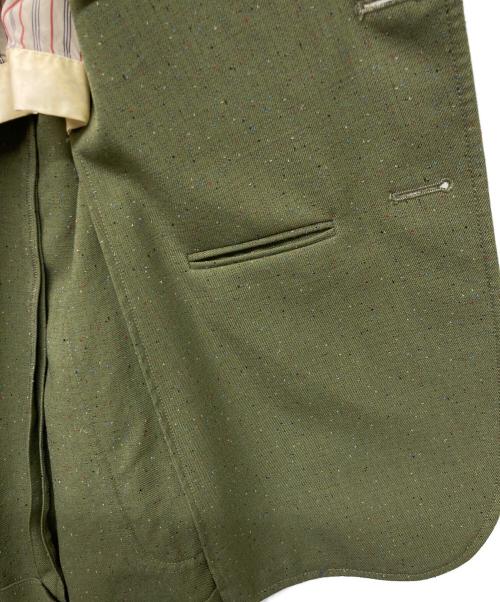 GUCCI（グッチ）GUCCI (グッチ) 2B The Play Of The Abnormal Sine Amore Nihil シングル テーラードジャケット オリーブ サイズ:SIZE46の古着・服飾アイテム