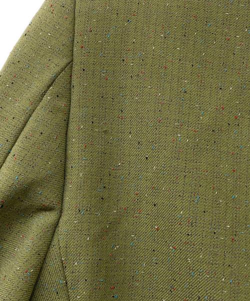 GUCCI（グッチ）GUCCI (グッチ) 2B The Play Of The Abnormal Sine Amore Nihil シングル テーラードジャケット オリーブ サイズ:SIZE46の古着・服飾アイテム