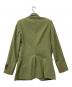 GUCCI (グッチ) 2B The Play Of The Abnormal Sine Amore Nihil シングル テーラードジャケット オリーブ サイズ:SIZE46：39000円