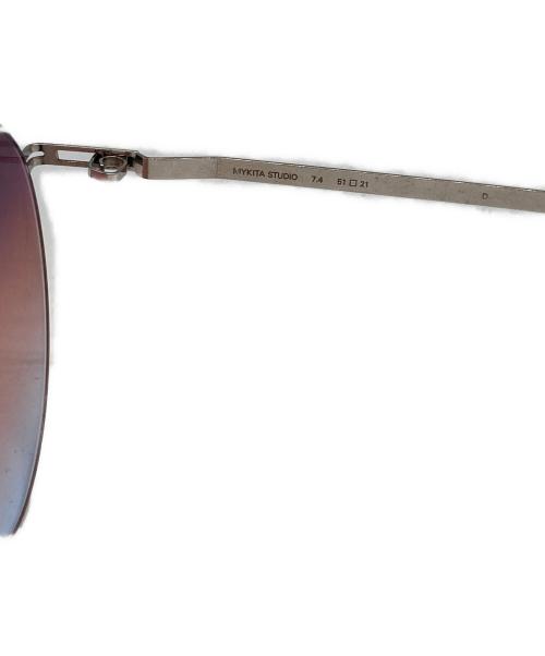 MYKITA STUDIO（マイキータスタジオ）MYKITA STUDIO (マイキータスタジオ) SHINYSILVER TriPOB gradient ピンク×ブルー サイズ:SIZE 140 50□21の古着・服飾アイテム