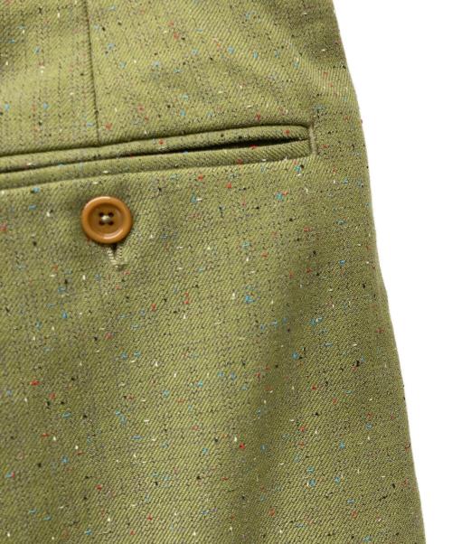 GUCCI（グッチ）GUCCI (グッチ) ネップスラックスパンツ オリーブ サイズ:44Rの古着・服飾アイテム