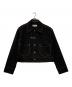 ROCKET X LUNCH（ロケットパンチ）の古着「STITCH POINT DENIM JACKET/ステッチ ポイント デニム ジャケット」｜ブラック