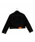 ROCKET X LUNCH (ロケットパンチ) STITCH POINT DENIM JACKET/ステッチ ポイント デニム ジャケット ブラック サイズ:L：5000円