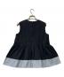UNITED ARROWS TOKYO (ユナイテッドアローズトウキョウ) コットンシルク シルキータックノースリーブブラウス ブラック サイズ:SIZE FREE：10000円