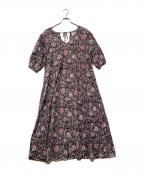 miyako takayama for TADOミヤコタカヤマ×タド）の古着「総柄ブラウスワンピース」｜マルチカラー