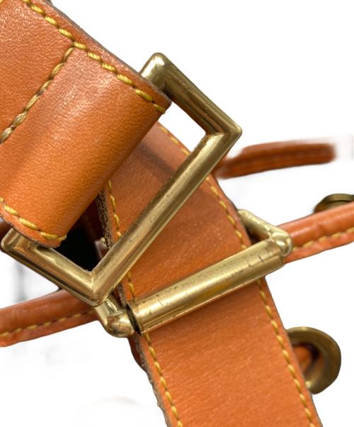 DOONEY&BOURKE（ドゥーニーアンドバーク）DOONEY&BOURKE (ドゥーニーアンドバーク) USA製アヒルロゴシボレザーフリンジショルダーバッグ グリーンの古着・服飾アイテム