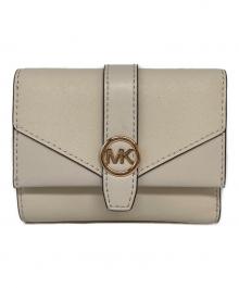 MICHAEL KORS（マイケルコース）の古着「3つ折り財布」｜アイボリー