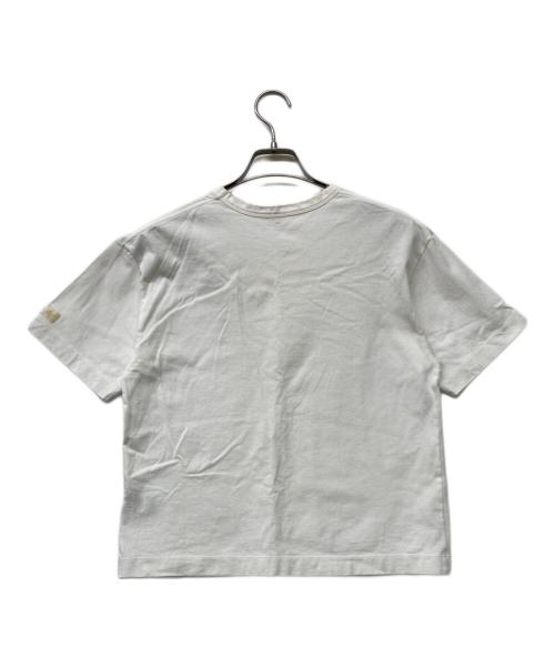 DRAWER（ドゥロワー）DRAWER (ドゥロワー) フロッキープリントプルオーバー ホワイト サイズ:１の古着・服飾アイテム