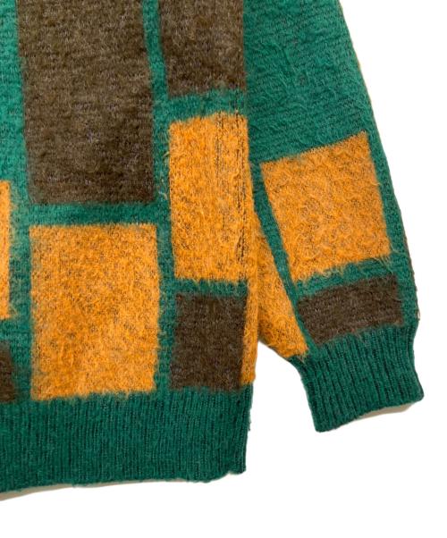 BEAMS（ビームス）BEAMS (ビームス) シャギーニットカーディガン マルチカラー サイズ:Mの古着・服飾アイテム