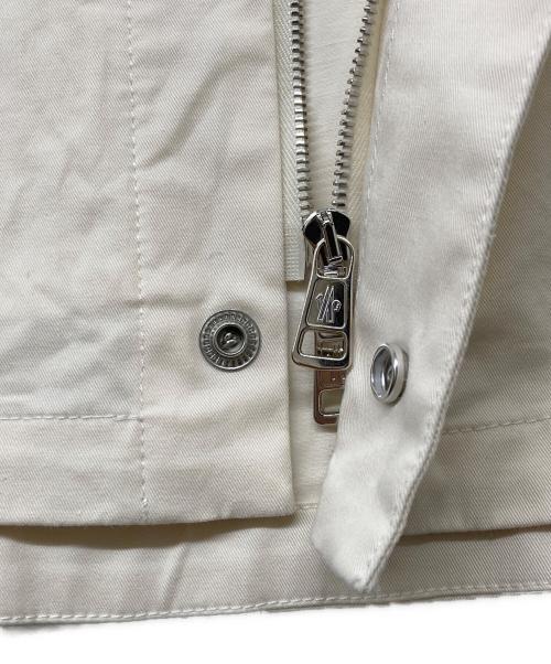 MONCLER（モンクレール）MONCLER (モンクレール) コットンギャバジンシャツジャケット アイボリー サイズ:SIZE Lの古着・服飾アイテム