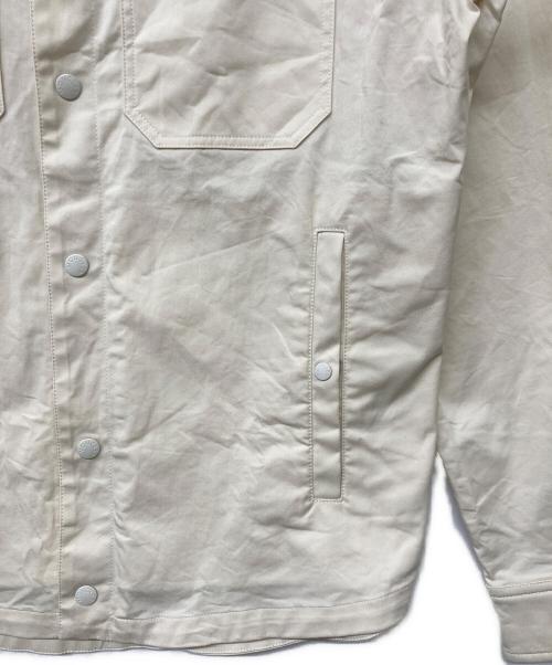 MONCLER（モンクレール）MONCLER (モンクレール) コットンギャバジンシャツジャケット アイボリー サイズ:SIZE Lの古着・服飾アイテム