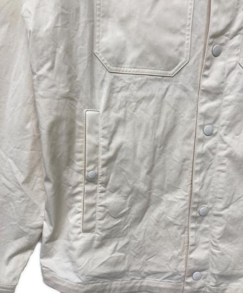 MONCLER（モンクレール）MONCLER (モンクレール) コットンギャバジンシャツジャケット アイボリー サイズ:SIZE Lの古着・服飾アイテム