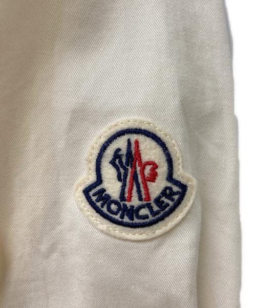 MONCLER（モンクレール）MONCLER (モンクレール) コットンギャバジンシャツジャケット アイボリー サイズ:SIZE Lの古着・服飾アイテム