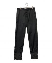PRADA（プラダ）の古着「19AW Nylon Gabardine Trousers」｜ブラック