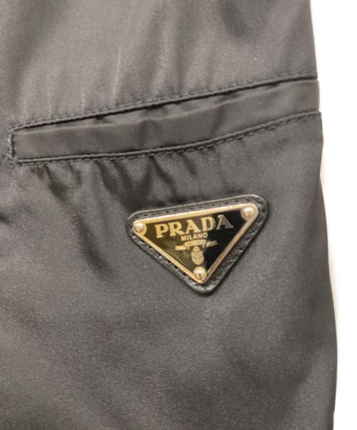 PRADA（プラダ）PRADA (プラダ) 19AW Nylon Gabardine Trousers ブラック サイズ:44の古着・服飾アイテム