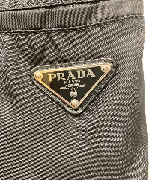 PRADA（プラダ）PRADA (プラダ) 19AW Nylon Gabardine Trousers ブラック サイズ:44の古着・服飾アイテム