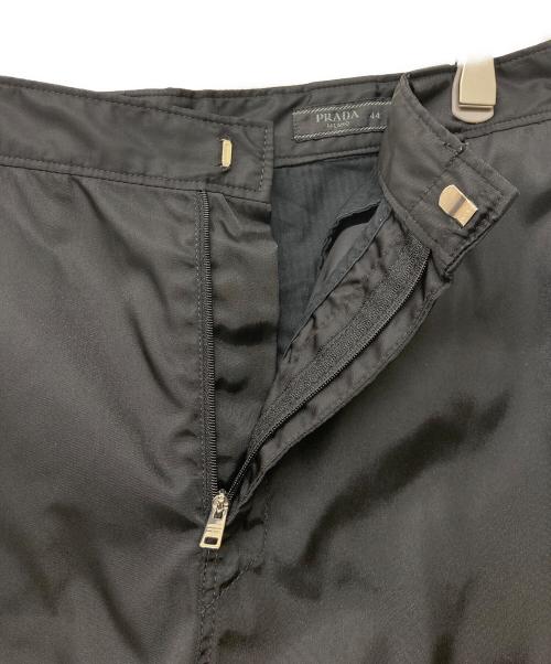 PRADA（プラダ）PRADA (プラダ) 19AW Nylon Gabardine Trousers ブラック サイズ:44の古着・服飾アイテム