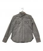 TMTティーエムティー）の古着「15AW デニムウエスタンシャツ」｜グレー