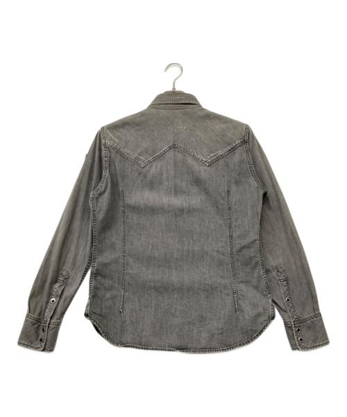 TMT（ティーエムティー）TMT (ティーエムティー) 15AW デニムウエスタンシャツ グレー サイズ:SIZE Mの古着・服飾アイテム