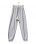beautiful people（ビューティフルピープル）の古着「suvin compact jersey track pants(スビン・コンパクト・ジャージー・トラック・パンツ)」｜スカイブルー