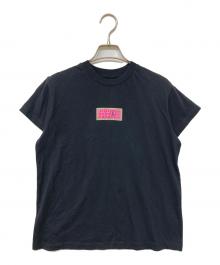 MM6 Maison Margiela（エムエムシックスメゾンマルジェラ）の古着「Signature Patch Tee（シグネチャーパッチ ティー）」｜ブラック