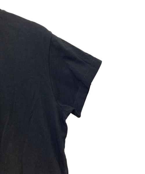 MM6 Maison Margiela（エムエムシックスメゾンマルジェラ）MM6 Maison Margiela (エムエムシックスメゾンマルジェラ) Signature Patch Tee（シグネチャーパッチ ティー） ブラック サイズ:SIZE Lの古着・服飾アイテム