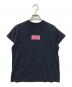 MM6 Maison Margiela（エムエムシックスメゾンマルジェラ）の古着「Signature Patch Tee（シグネチャーパッチ ティー）」｜ブラック