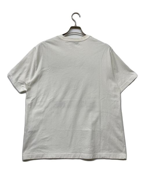 maison kitsune（メゾンキツネ）maison kitsune (メゾンキツネ) カレッジロゴカットソー ホワイト サイズ:SIZE Mの古着・服飾アイテム