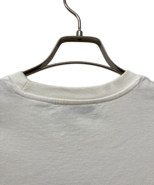 maison kitsune（メゾンキツネ）maison kitsune (メゾンキツネ) カレッジロゴカットソー ホワイト サイズ:SIZE Mの古着・服飾アイテム