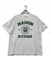 maison kitsune（メゾンキツネ）の古着「カレッジロゴカットソー」｜ホワイト