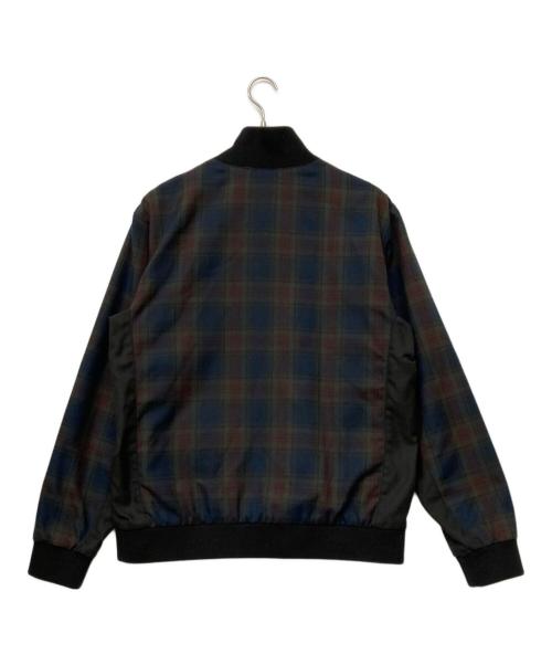 FRED PERRY（フレッドペリー）FRED PERRY (フレッドペリー) チェック柄ジップジャケット ネイビー サイズ:Freeの古着・服飾アイテム