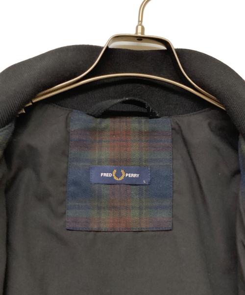 FRED PERRY（フレッドペリー）FRED PERRY (フレッドペリー) チェック柄ジップジャケット ネイビー サイズ:Freeの古着・服飾アイテム