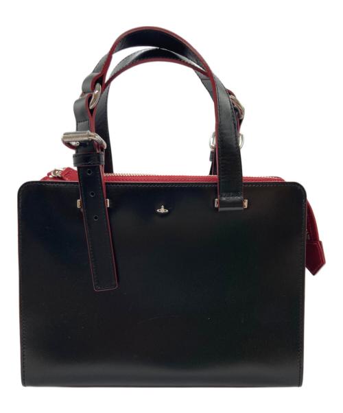 Vivienne Westwood（ヴィヴィアンウエストウッド）Vivienne Westwood (ヴィヴィアンウエストウッド) SIMPLE TINY ORB 2way(シンプル タイニー オーブ ツーウェイ) レッド×ブラックの古着・服飾アイテム