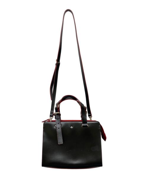 Vivienne Westwood（ヴィヴィアンウエストウッド）Vivienne Westwood (ヴィヴィアンウエストウッド) SIMPLE TINY ORB 2way(シンプル タイニー オーブ ツーウェイ) レッド×ブラックの古着・服飾アイテム