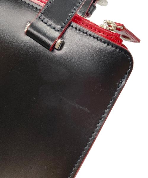 Vivienne Westwood（ヴィヴィアンウエストウッド）Vivienne Westwood (ヴィヴィアンウエストウッド) SIMPLE TINY ORB 2way(シンプル タイニー オーブ ツーウェイ) レッド×ブラックの古着・服飾アイテム